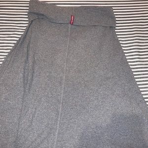 Hard Tail Ribbed A-Line Skirt